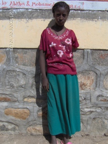 Genet, a landmine survivor from Ethiopia.