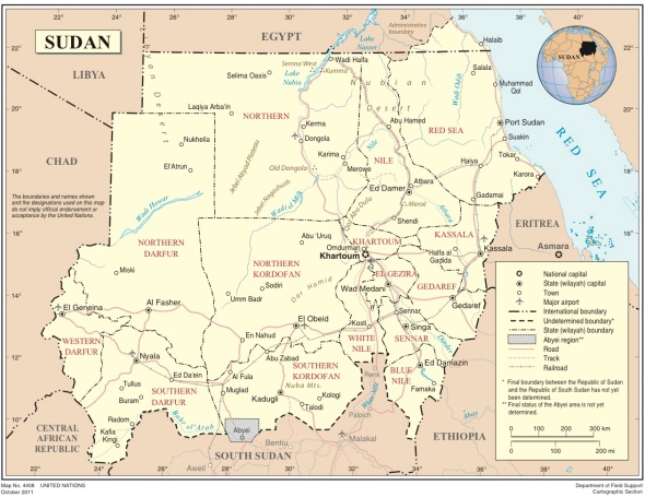 Sudan and its States